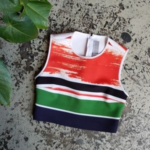 Clover Canyon Painted Horizon Crop top sz M